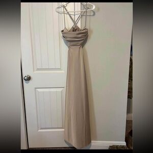 Satin Blush Dress Small - NWOT